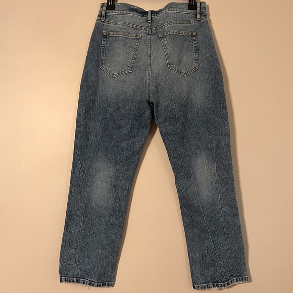 Made and Loved Loft High Waist Straight Cropped Jeans size 4 - Picture 5 of 8